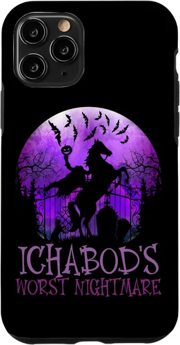 Vista 10 de iPhone 14 La peor pesadilla de Ichabod, funda de Halloween de jinete sin cabeza