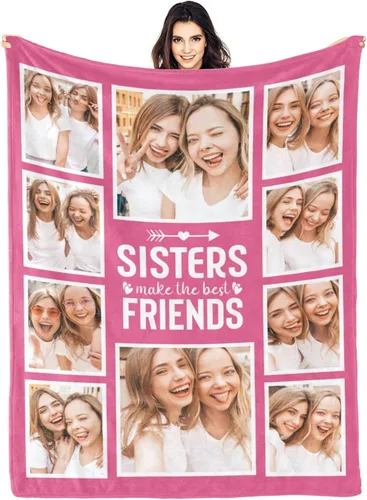 Vista 20 de envía al día siguiente, manta personalizada con texto en imagen, manta personalizada de foto, manta de franela personalizada, regalos personalizados