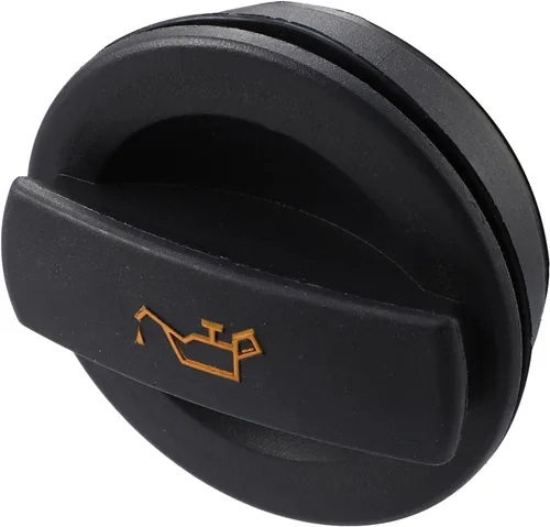 Vista 6 de X AUTOHAUX Tapa del depósito de combustible del motor, tapa de tapón de llenado de gasóleo, reemplazo 06C103485P 03C103485A para Volkswagen Golf