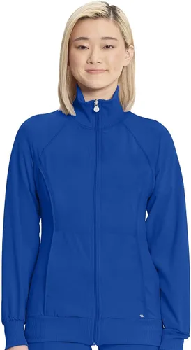Vista 84 de Infinity by Cherokee 2391A - Chaquetas médicas con cremallera frontal para mujer, tela elástica en 4 direcciones