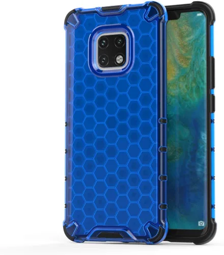 Vista 240 de Pzwoxukhov Funda compatible con Huawei Nova 3i, compatible con Huawei P Smart+ 2018 Honeycomb Anti-Drop Shock-Absorbing Case Negro