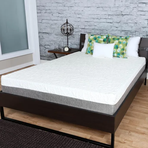 Vista 2 de NEW Item 10 INCH Graphite Gel Memory Foam Mattress for Medium Comfort with A Premium 8-Way Stretch Cover for More Luxurious Comfort (Custom Twin)