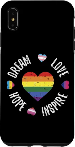 Vista 7 de Funda bi-sexual para iPhone 15 Dream Love Hope Inspire LGBTQ Orgullo Gay Trans Pan