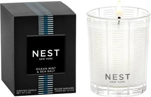 Vista 10 de NEST New York Vela votiva perfumada, limón Amalfi y menta, 2 onzas, tiempo de combustión de hasta 28 horas, recipiente de vidrio reutilizable