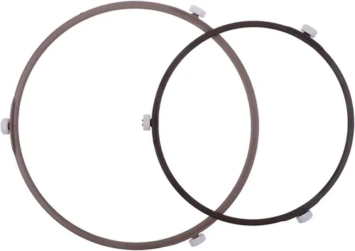 Vista 5 de 2PCS Microwave Oven Turntable Bracket Circle Rotating Ring Support Roller Glass Base Plate Tray Holder Stand(17.8cm)
