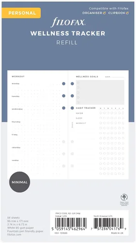 Vista 8 de Recambio para planificador de actividades Filofax A5 2021