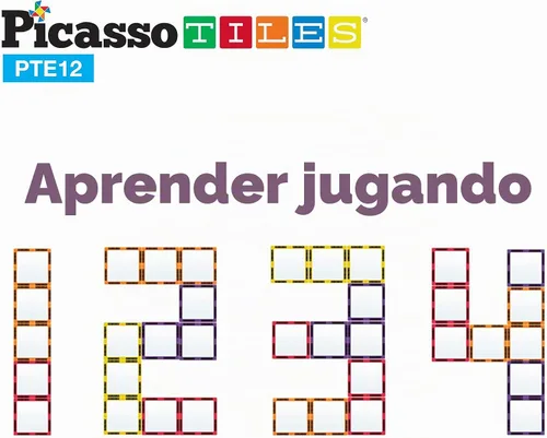 Vista 6 de PicassoTiles Bloques Magnéticos de Azulejos Espejo para Construcción, Regalos Sensoriales de Construcción Juego de Expansión Cuadrado de Imanes