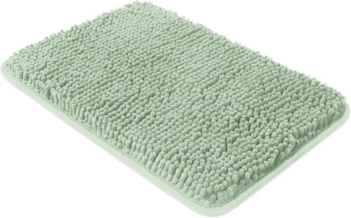 Vista 157 de Yeaban Alfombra de pasillo de baño de 24 x 72 pulgadas, antideslizante, alfombra de baño larga de felpilla gruesa, absorbente y lavable, alfombra