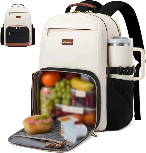 Vista 21 de LOVEVOOK Mochila para laptop para mujer, 15,6 pulg.