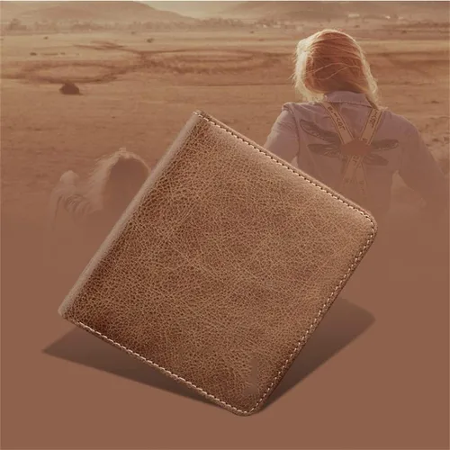 Vista 6 de HOUKAI Billetera corta para hombre, tarjetero multifuncional para mujer, cartera juvenil