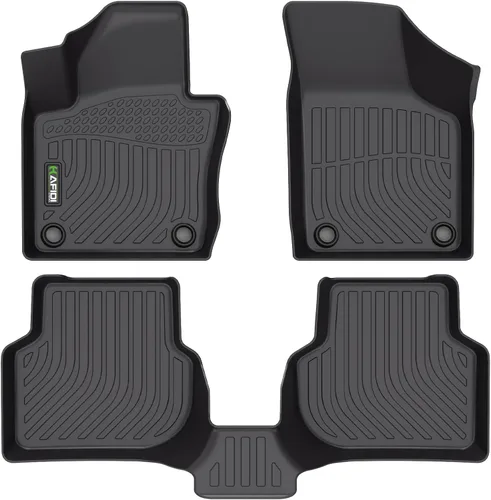 Vista 17 de HAFIDI® Juego de alfombrillas y forro de carga para Kia EV9 2024 2025 2026 (no apto para sillas de relajación), protección para todo tipo de clima
