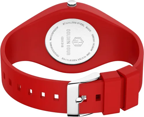 Vista 4 de GOLDEN HOUR Relojes deportivos impermeables analógicos unisex para enfermeras, profesionales médicos, estudiantes, esfera militar brillante y fácil
