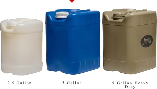 Vista 4 de API Kirk Containers Apiladores Samson de 5 galones, color azul, paquete de 4 (20 galones), kit de almacenamiento de agua de emergencia - ¡Nuevo!