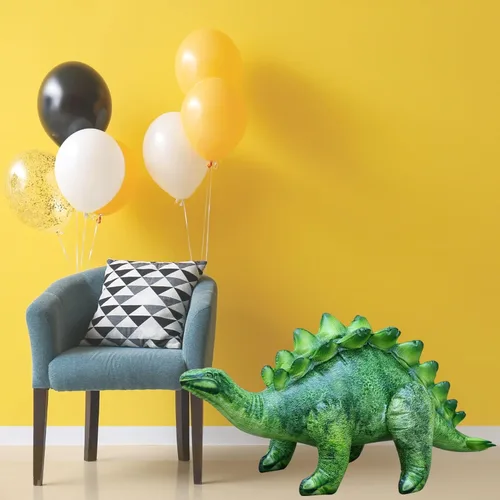 Vista 3 de Inflable Stegosaurus, 46 pulgadas de largo, Multicolor