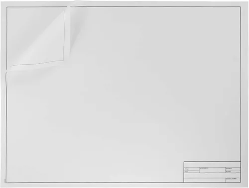Vista 9 de Pacific Arc Hojas de vellum de dibujo, 10 hojas de papel de 8.5 x 11 pulgadas, cuadrícula de vellum de 4 x 4