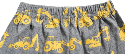 Vista 13 de Little Hand Pijamas para niños pequeños, Monster Truck 100% algodón, dinosaurio para niños, 2 piezas, ropa de dormir, conjuntos de ropa de dormir