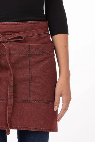 Vista 6 de Chef Works Unisex Uptown Half Bistro Apron