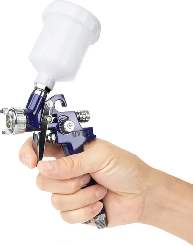 Vista 4 de NEIKO 31207A HVLP Mini pistola pulverizadora de aire con alimentación por gravedad Tamaño de boquilla de 0,4 pulgadas 125 cc