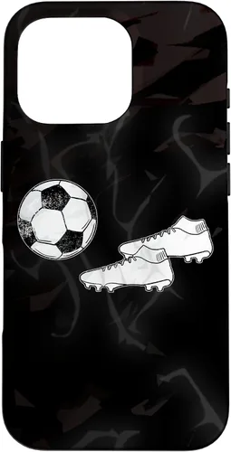 Vista 20 de iPhone 16 Balón de fútbol y zapatos Cool Football Sport Jugadores Equipo Caja de regalo