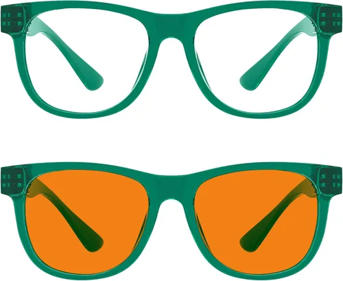 Vista 85 de Eyekepper Gafas de luz azul para hombre y mujer, paquete de 6 lentes Pilot Paquete de 6 color mezclado