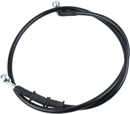 Vista 2 de 400-2400mm AN3 1/8pulgada 28 90 Grados M10 Manguera de Freno Hidráulico para Motocicleta de Acero Inoxidable Trenzada para ATV Moto Motocross Pit