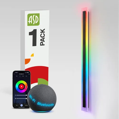Vista 23 de ASD Lámpara LED de montaje en pared de 18 pulgadas de largo, aplique lineal para exteriores e interiores 3CCT, regulable, impermeable