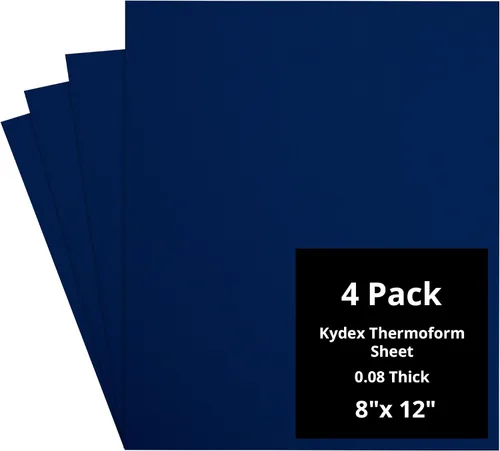 Vista 34 de Kydex Sheets - Solid Color DIY Kit for Crafting Holsters, Sheaths, and Mag Pouches - (8x8, 8x12, 12x12), Premium Thermoform Sheets - Thick, Durable