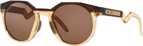 Vista 2 de Oakley Lentes de sol para hombre, marco de curry ámbar oscuroclaro, lentes de tungsteno Prizm, 2.047in