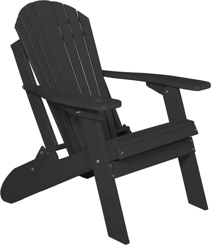 Vista 9 de Furniture Barn USA Silla Adirondack plegable de polietileno, azul Aruba Azul (Aruba Blue)