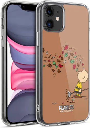 Vista 96 de Head Case Designs Funda de gel suave con licencia oficial de Peanuts Autumn Charlie Brown compatible con Apple iPhone 7 Plus/iPhone 8 Plus