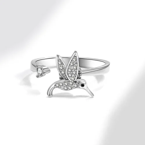 Vista 89 de Anillo de plata de ley 925, minimalista, ajustable, hecho a mano, para mujeres y niñas