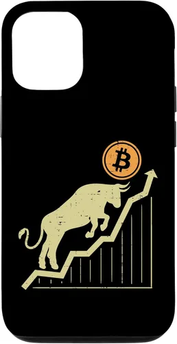 Vista 28 de Bitcoin Bull Graph Bullish BTC Crypto Cryptocurrency Trader Case for iPhone 17