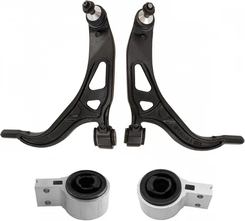 Vista 85 de TRQ Brazo de control superior e inferior del lado del conductor y del pasajero con juego de rótulas compatible con Chevrolet GMC 89-02