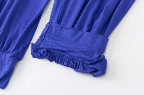 Vista 59 de Pantalones de algodón modal para mujer de AvaCostume, pantalones suaves para practicar yoga o deportes.