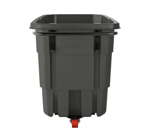 Vista 4 de Suncast Commercial Camión inclinable ligero de 1/2 yarda cúbica, negro
