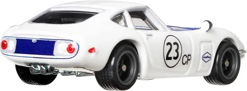 Vista 7 de Hot Wheels Vehículos de leyendas del circuito cultural del automóvil para niños de 3 años en adelante, colección premium de vehículos a escala 1:64
