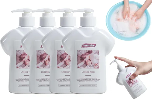 Vista 9 de Detergente de lencería - Doble concentrado, aroma a dama, delicado líquido de limpieza de ropa interior, 10.14 onzas líquidas (1, jazmín)
