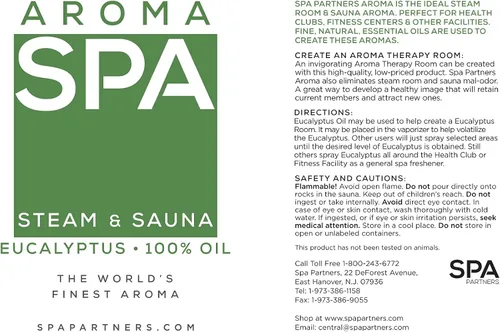 Vista 2 de Aceite esencial de eucalipto 100% puro (1 galón) – Aceite de globulus prémium a granel para salas de vapor de spa, saunas y difusores