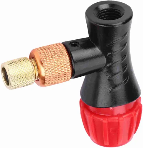 Vista 9 de Mountain Road Bike Bicycle Adapter Pump Mini Portable Air Inflator Tire Dual Head Valve for Mountain Bike Road Bike