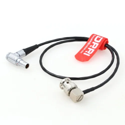 Vista 4 de BNC a 9-Pin EXT Conector Cable de entrada de código de tiempo para RED Komodo 6K (cable fino de 9 pines)