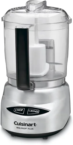 Vista 2 de Cuisinart Mini Prep Plus - Procesador de alimentos, 4 tazas, acero inoxidable cepillado (brillante)