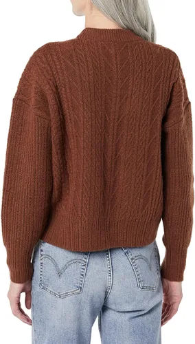 Vista 2 de Tienda Essentials Suéter de cuello redondo suave para mujer (disponible en tallas grandes)