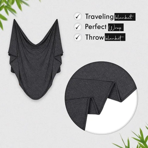 Vista 47 de K E L O R Luxury Cooling Travel Blanket - Stretchy, Lightweight Soft & Breathable Shawl Wraps for Women