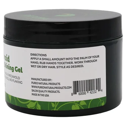 Vista 3 de Gel de Acondicionador y Brillo para Cabello Puro O Neatbraid 8 Oz (Paquete de 1)