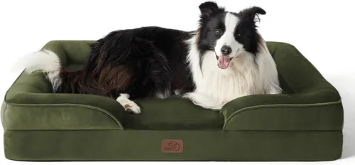 Vista 40 de Bedsure - Cama para gatos de interior, sofá cama lavable para perros muy pequeños, espuma de soporte con funda extraíble y lavable, forro Gris