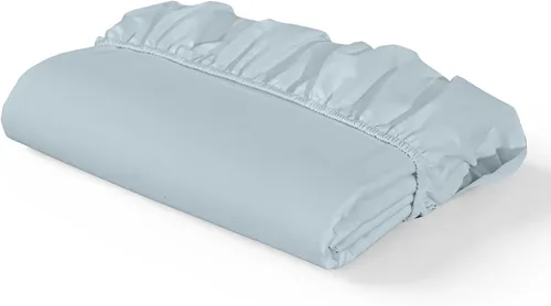 Vista 15 de RUVANTI Sábana bajera ajustable 100% algodón individual – percal refrescante crujiente – Sábana bajera transpirable y duradera tamaño individual