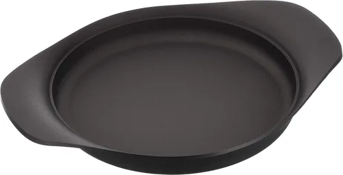Vista 8 de Sori Yanagi Nanbu - Sartén de aceite con diseño simple y alta practicidad, fabricada en Japón, tapa de hierro y mango incluidos, compatible