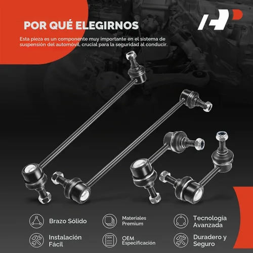 Vista 6 de A-Premium - Kit de enlace de barra estabilizadora delantera y trasera