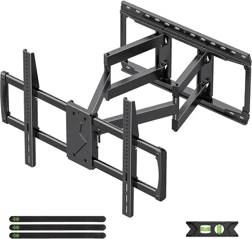 Vista 10 de USX MOUNT Soporte de pared de TV de movimiento completo resistente para televisores de 60 a 120 pulgadas, soporta 220 libras, soporte de pared