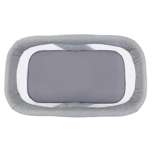 Vista 5 de Baby Trend Cuna mecedora 2 en 1 de plegado rápido, gris piedra sombra